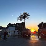 Åttio båtar brann i en dramatisk brand i Marbellas hamn Bajadilla